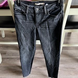 Size 26 black wash denim jeans